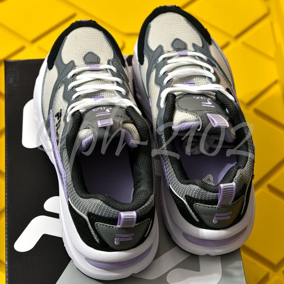 FILA Ladies'‎  Shoe  Grey/Lilac - Picture 3 of 11